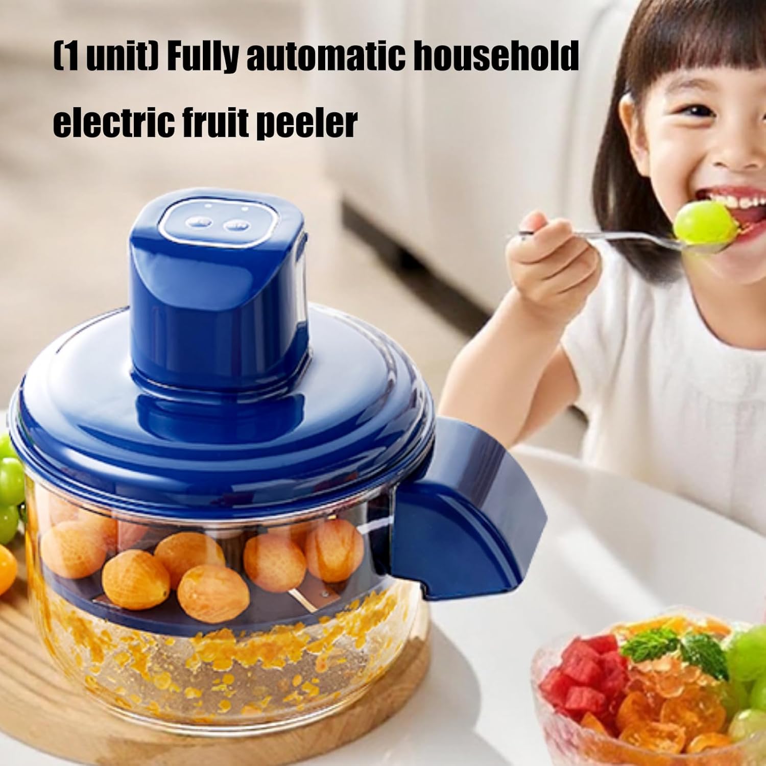Automatic Electric Grape Peeler Machine for Garlic Fruit Skin Remover for Berries Fruits, Fruit Prep Tool